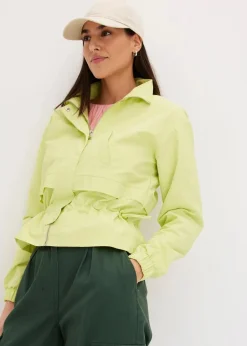 Kurze Jacke mit Taillen-Tunnelzug