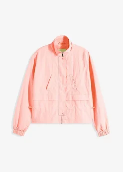 Kurze Jacke mit Taillen-Tunnelzug