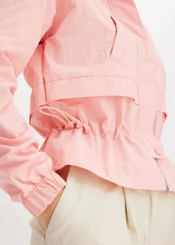 Kurze Jacke mit Taillen-Tunnelzug