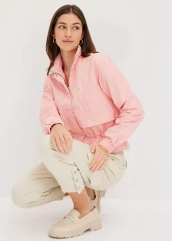 Kurze Jacke mit Taillen-Tunnelzug