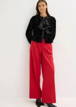 kurze Pailletten-Jacke