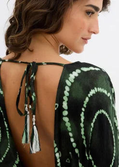 Kurzer Jumpsuit aus fließender Viskose