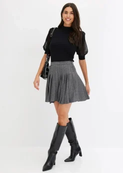 Kurzer Plissée-Rock