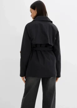 kurzer Trenchcoat