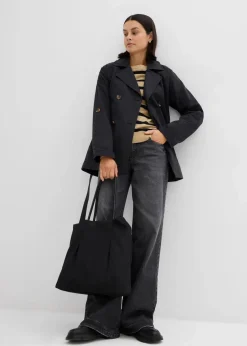 kurzer Trenchcoat