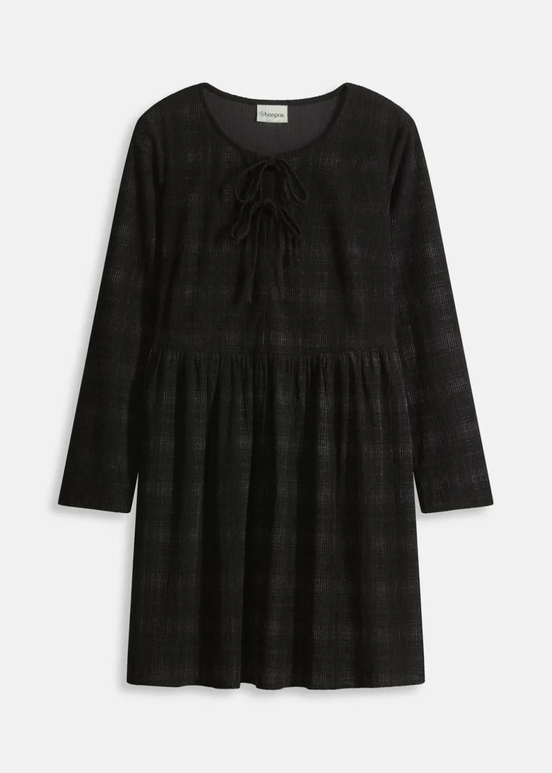 Kurzes Cord-Kleid mit Karomuster