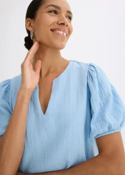 Kurzes Kleid aus Musselin