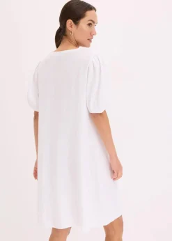 Kurzes Kleid aus Musselin