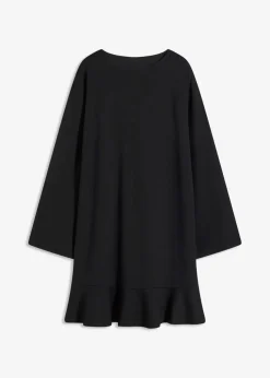 Kurzes Kleid mit Volant aus Punto di Roma