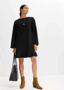 Kurzes Kleid mit Volant aus Punto di Roma