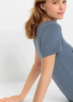 Kurzes Nachthemd aus reiner Bio-Baumwolle