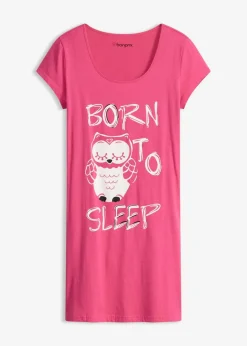 Kurzes Nachthemd aus reiner Baumwolle