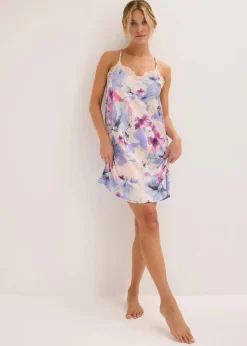 Kurzes Nachthemd aus softem Viskose-Mix