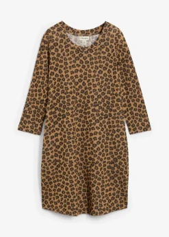 Kurzes Shirtkleid in Strickoptik