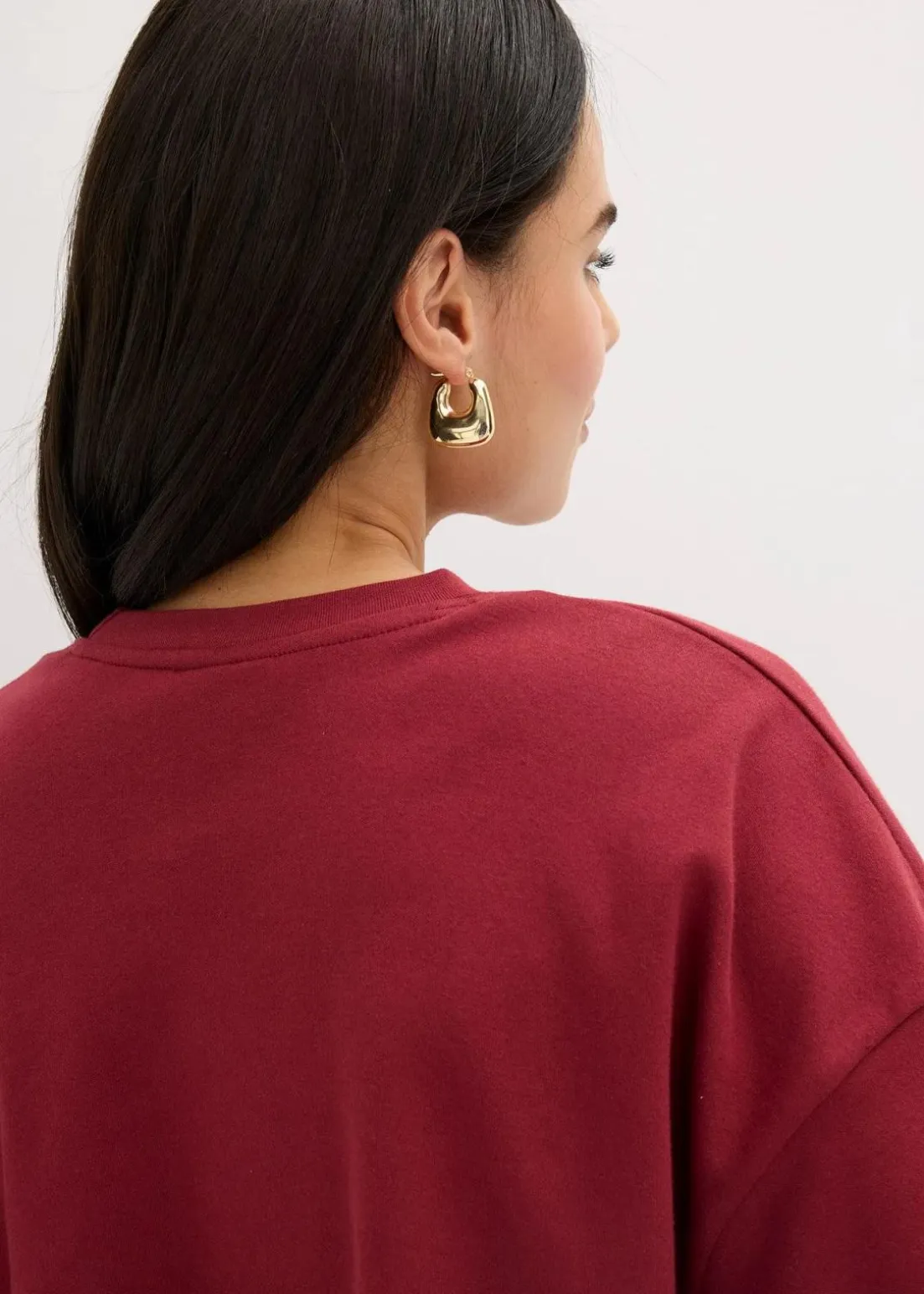 Kurzes T-Shirt aus reiner Bio-Baumwolle