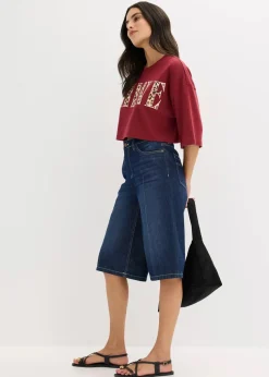 Kurzes T-Shirt aus reiner Bio-Baumwolle