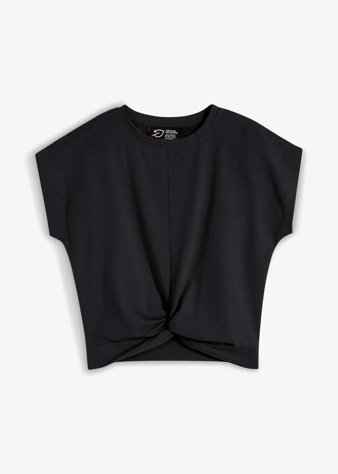 Kurzes T-Shirt aus reiner Bio-Baumwolle