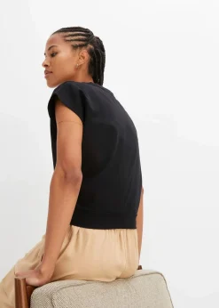 Kurzes T-Shirt aus reiner Bio-Baumwolle