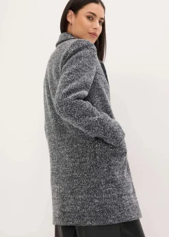 Kurzmantel in Wolloptik