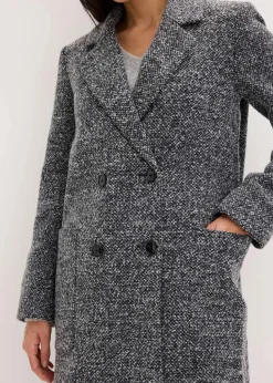 Kurzmantel in Wolloptik