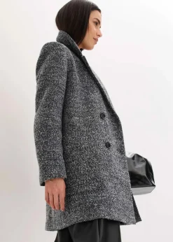 Kurzmantel in Wolloptik