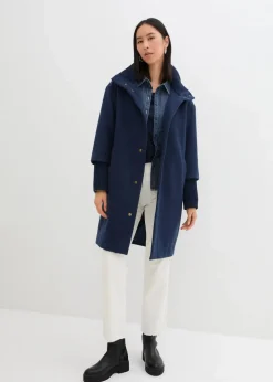 Kurzmantel in Wolloptik