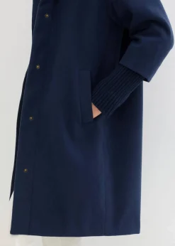 Kurzmantel in Wolloptik