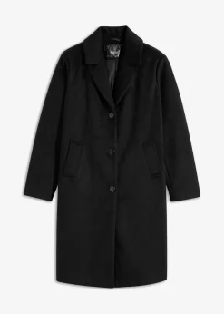 Kurzmantel in Wolloptik