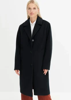 Kurzmantel in Wolloptik