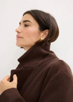 Kurzmantel in Wolloptik