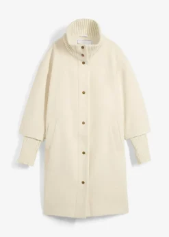 Kurzmantel in Wolloptik