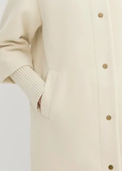 Kurzmantel in Wolloptik