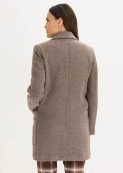 Kurzmantel in Wolloptik