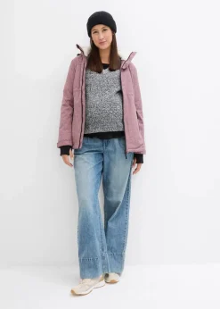 Kuschelige 3-in-1 Umstandsjacke und Tragejacke