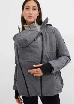 Kuschelige 3-in-1 Umstandsjacke und Tragejacke