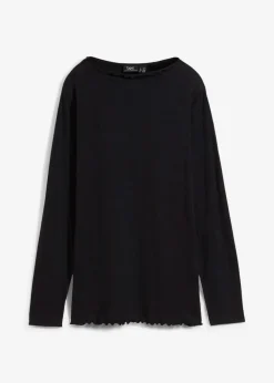 Langarmshirt aus Baumwollmix