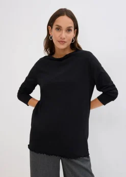 Langarmshirt aus Baumwollmix