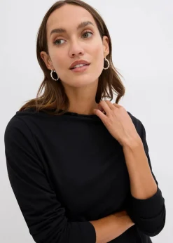 Langarmshirt aus Baumwollmix