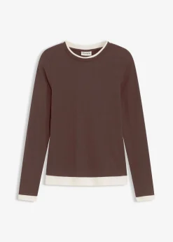 Langarmshirt aus Baumwollmix