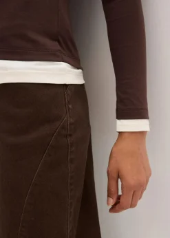 Langarmshirt aus Baumwollmix