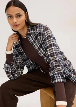 Langarmshirt aus Baumwollmix