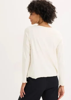 Langarmshirt aus Baumwollstretch