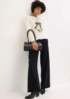 Langarmshirt aus Baumwollstretch