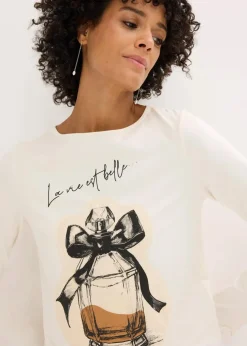 Langarmshirt aus Baumwollstretch