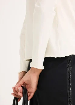 Langarmshirt aus Baumwollstretch