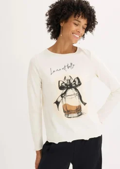 Langarmshirt aus Baumwollstretch