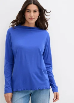 Langarmshirt aus Baumwollmix