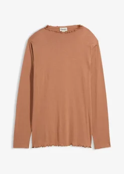 Langarmshirt aus Baumwollmix