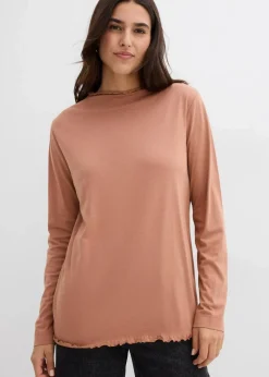 Langarmshirt aus Baumwollmix