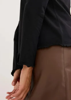 Langarmshirt aus Baumwollstretch